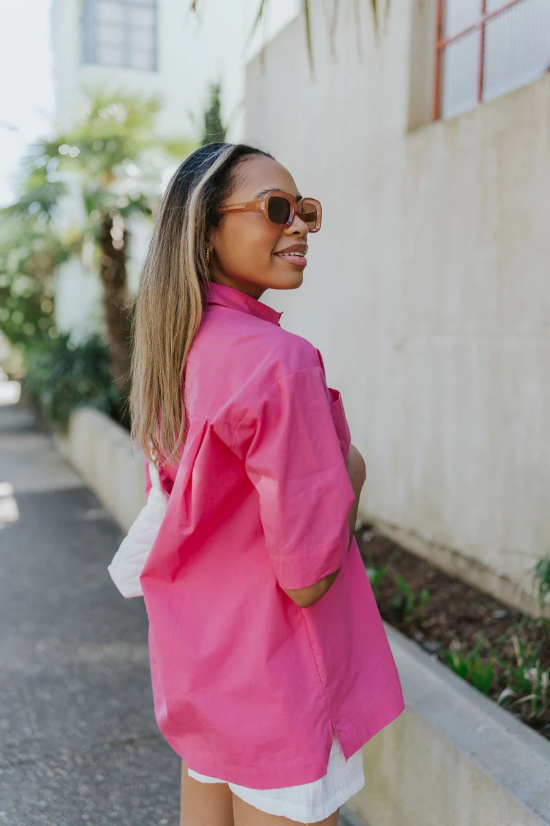 Weekend Wishing Top in Magenta - Image 5