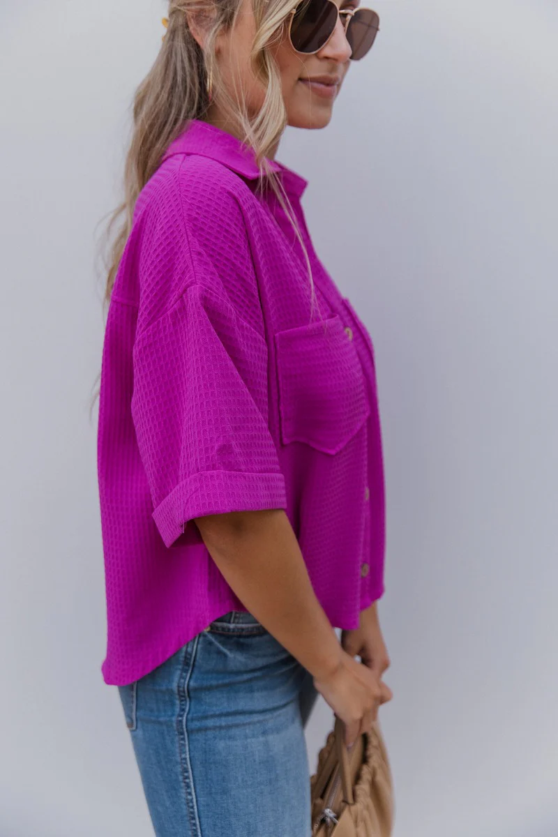 Westwood Top in Fuchsia - Image 6