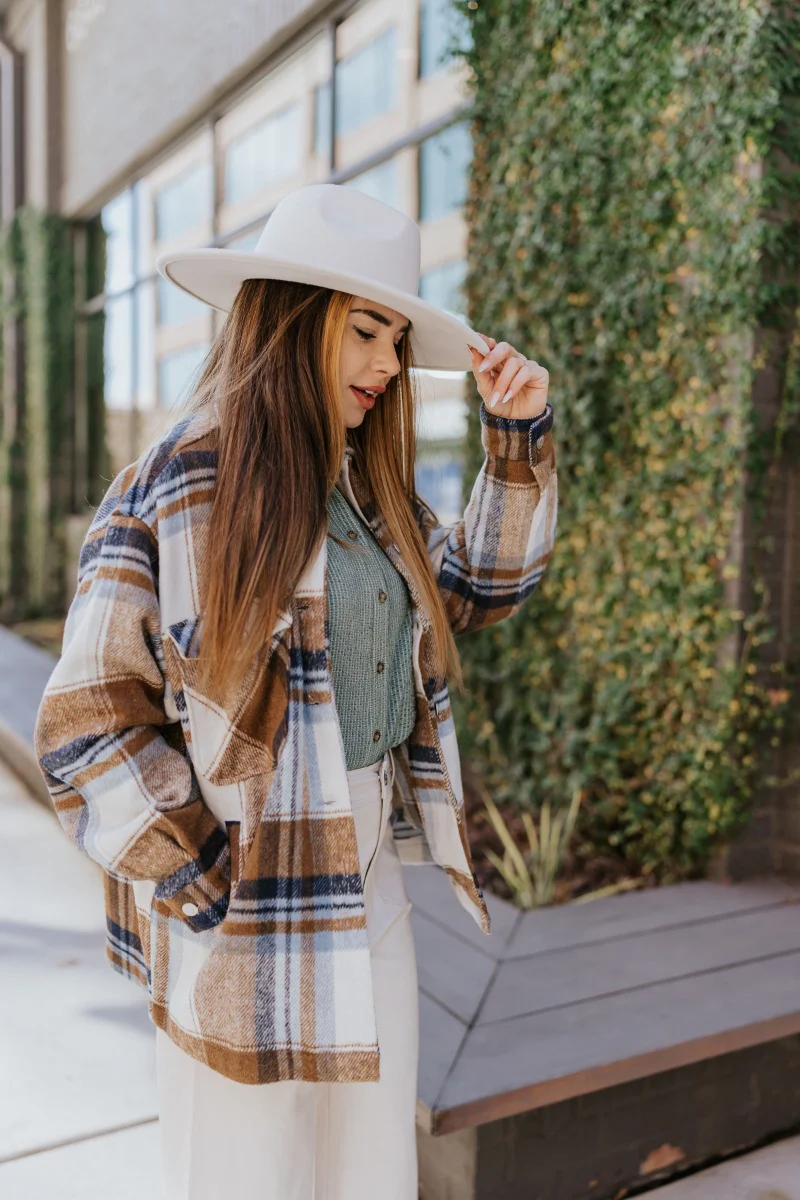 Where To Next Plaid Shacket - Image 2
