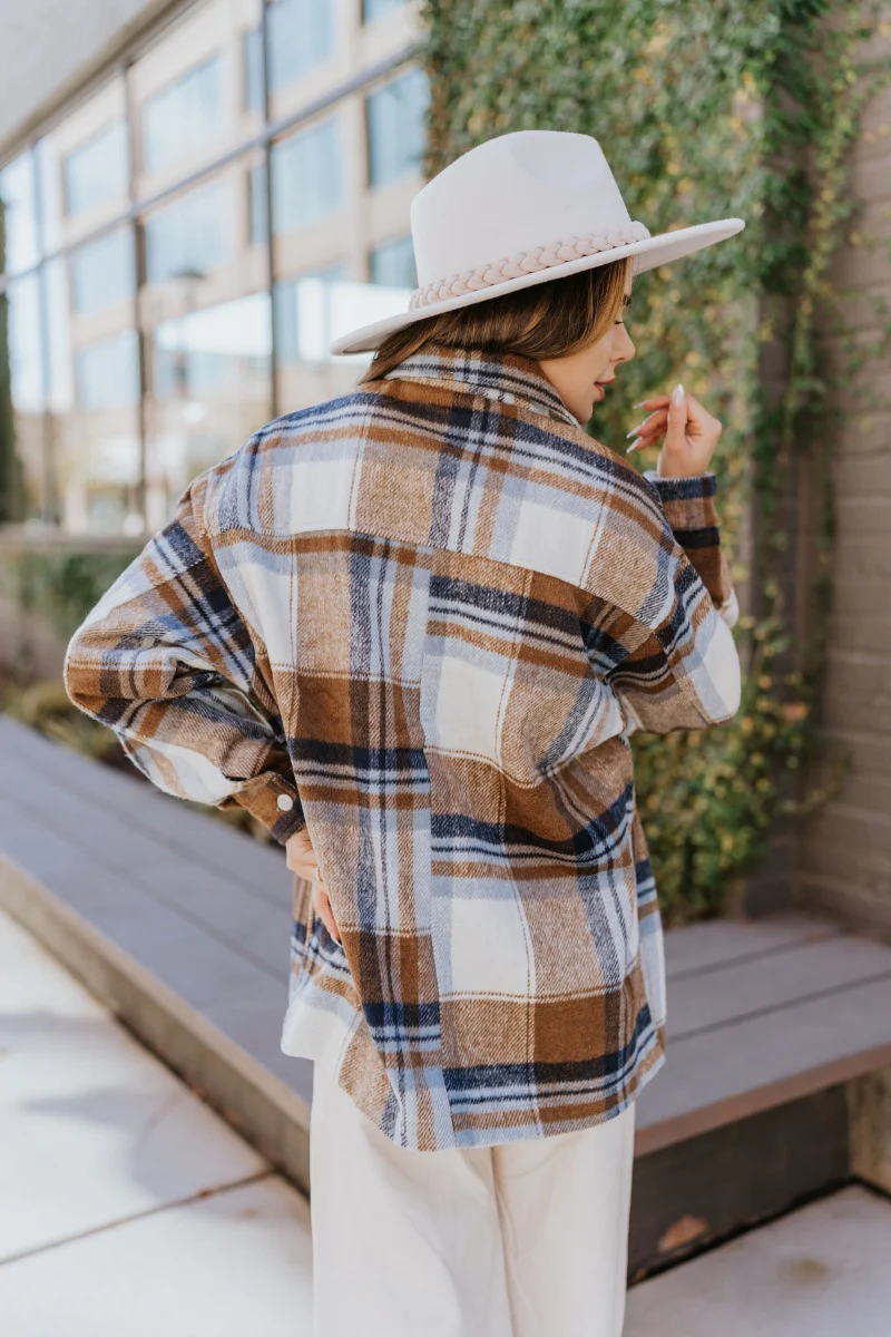 Where To Next Plaid Shacket - Image 4