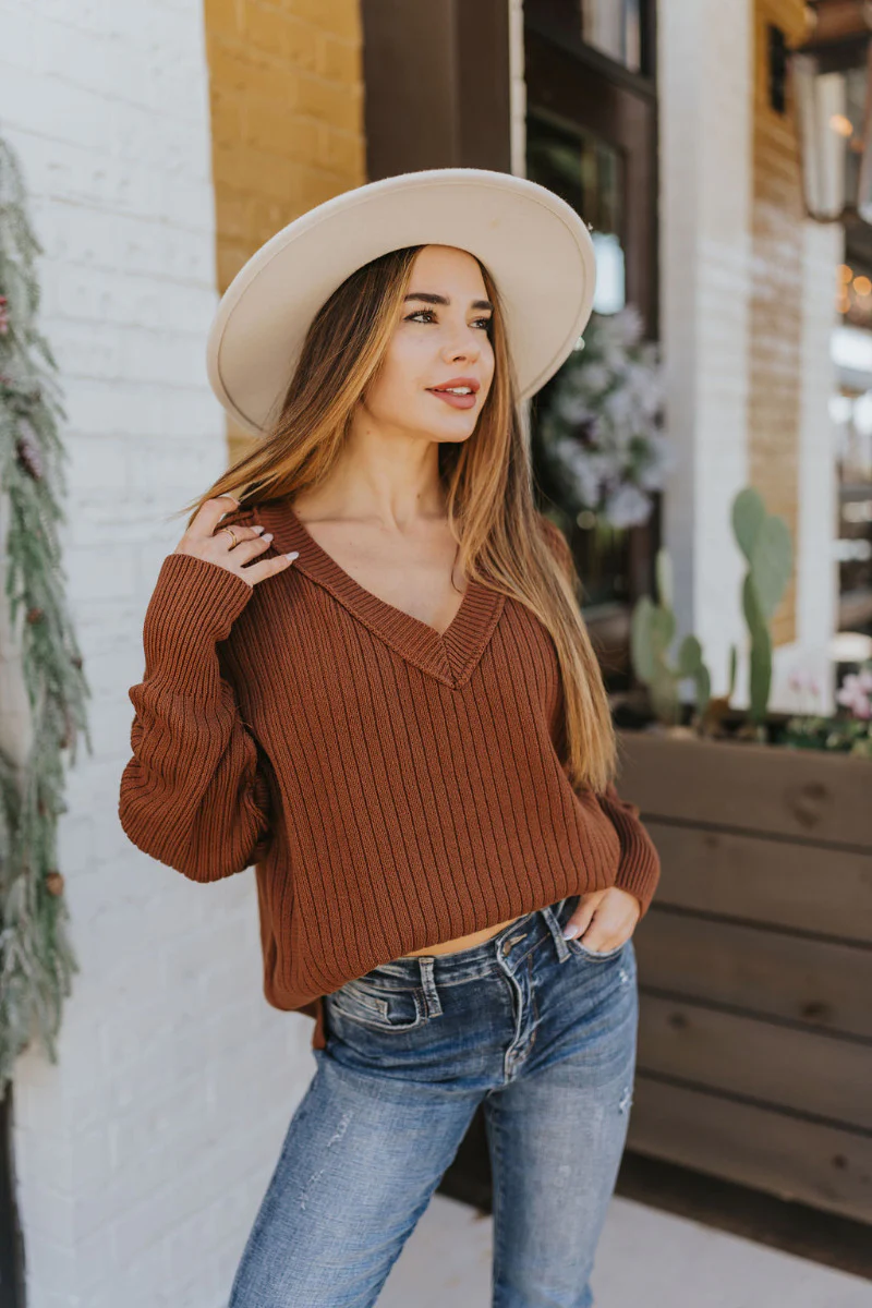 Where You've Been Sweater In Camel - Image 2