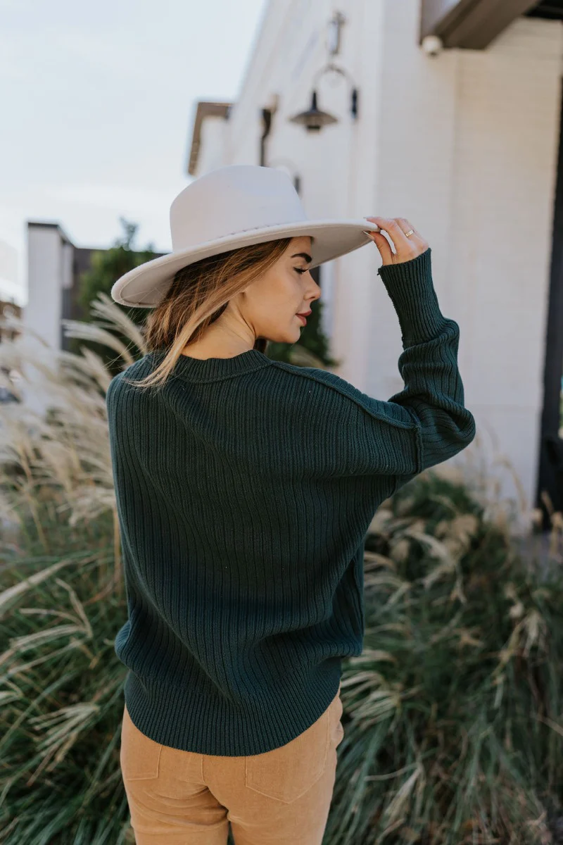 Where You've Been Sweater in Teal - Image 5