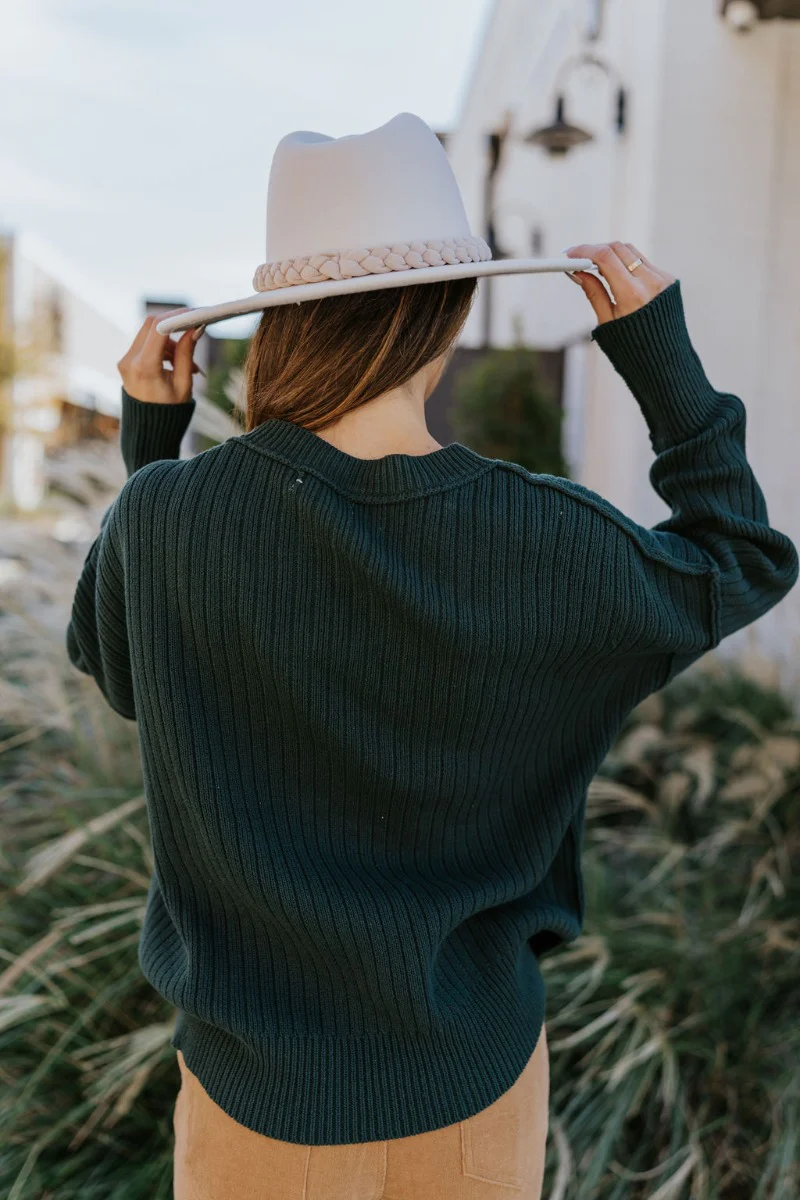 Where You've Been Sweater in Teal - Image 6