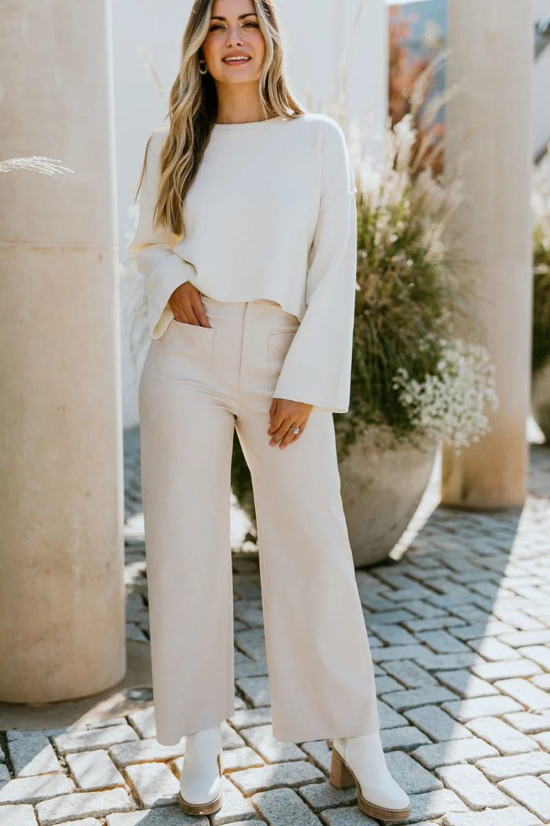 Won't Change My Mind Faux-Leather Pants