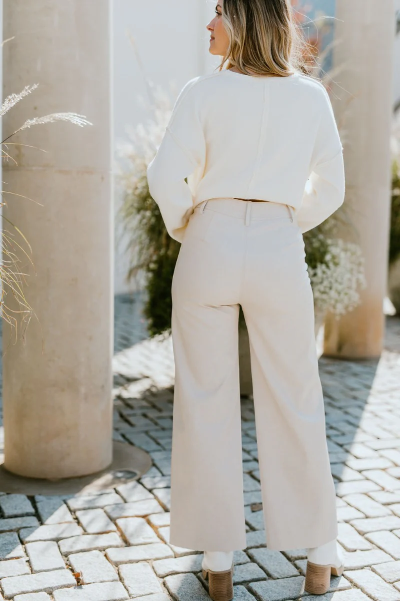 Won't Change My Mind Faux-Leather Pants - Image 4
