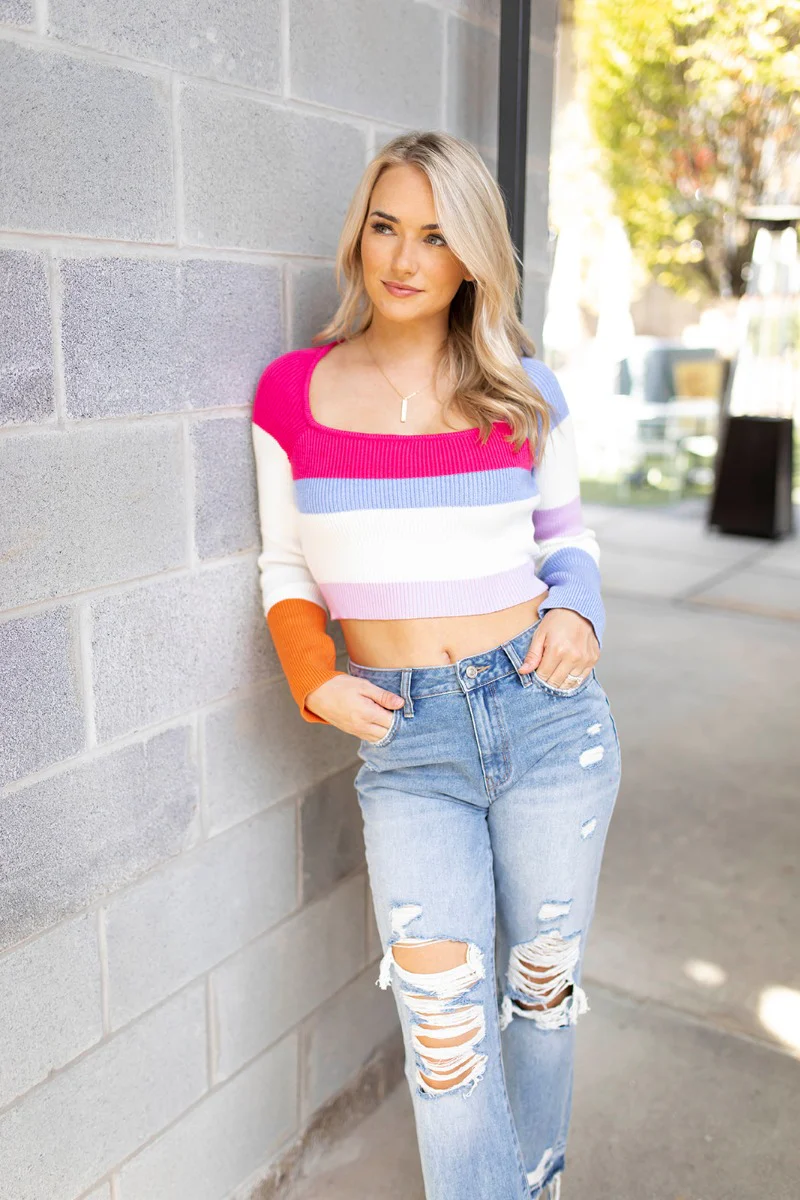 Whitney Color-Block Sweater - Image 2