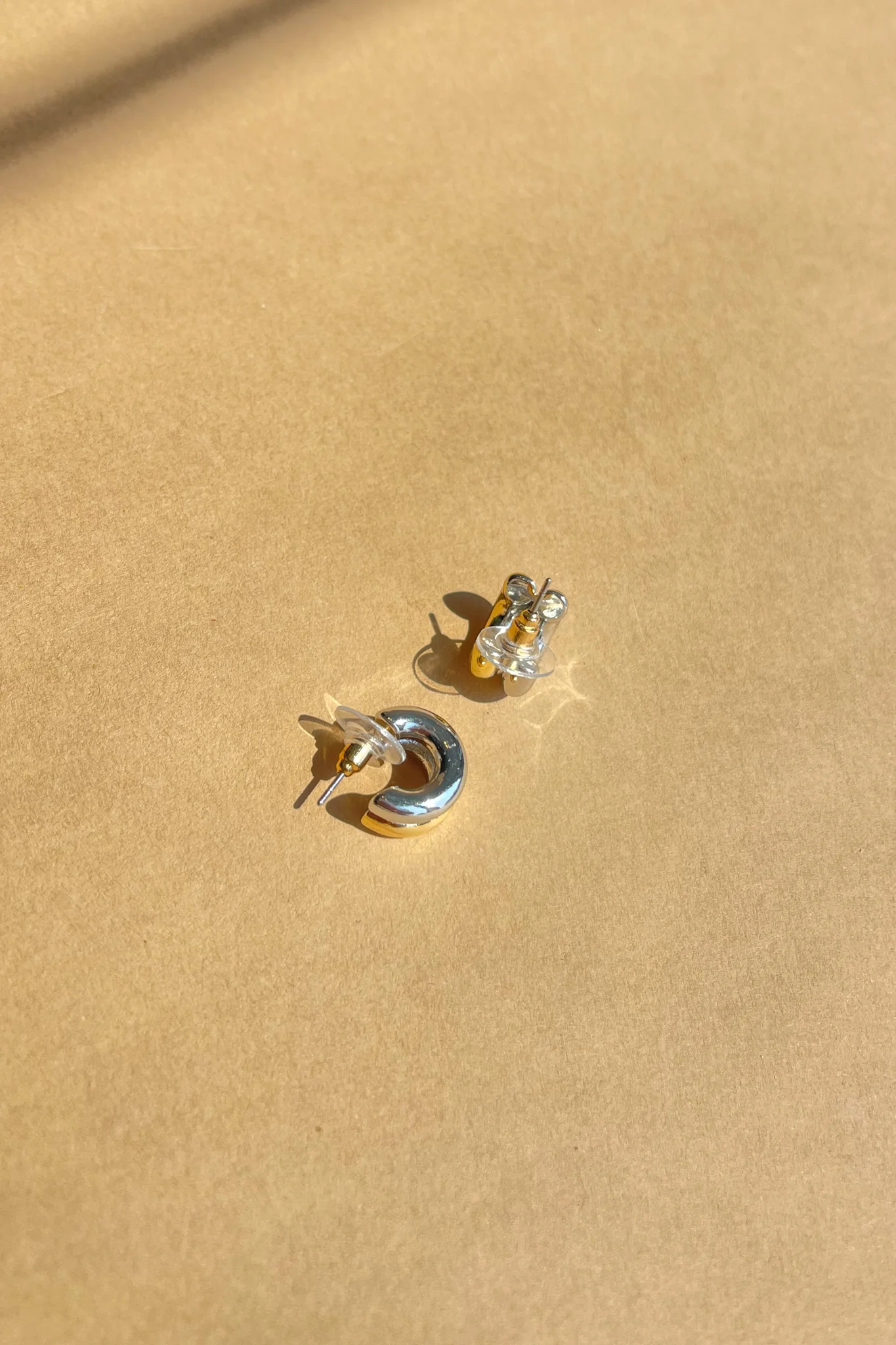 Willow Gold & Silver Mini Scoop Earring