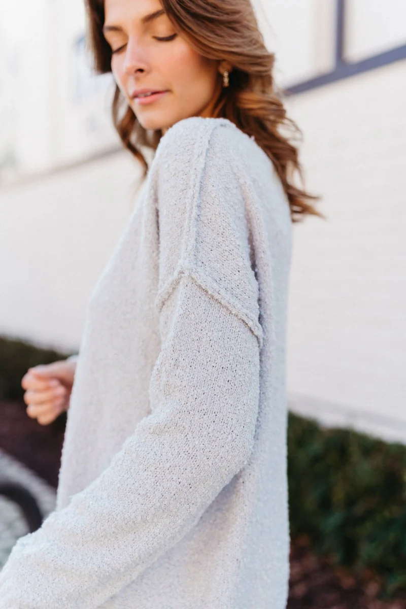 Winter Wonderland Sweater in Grey - Image 3