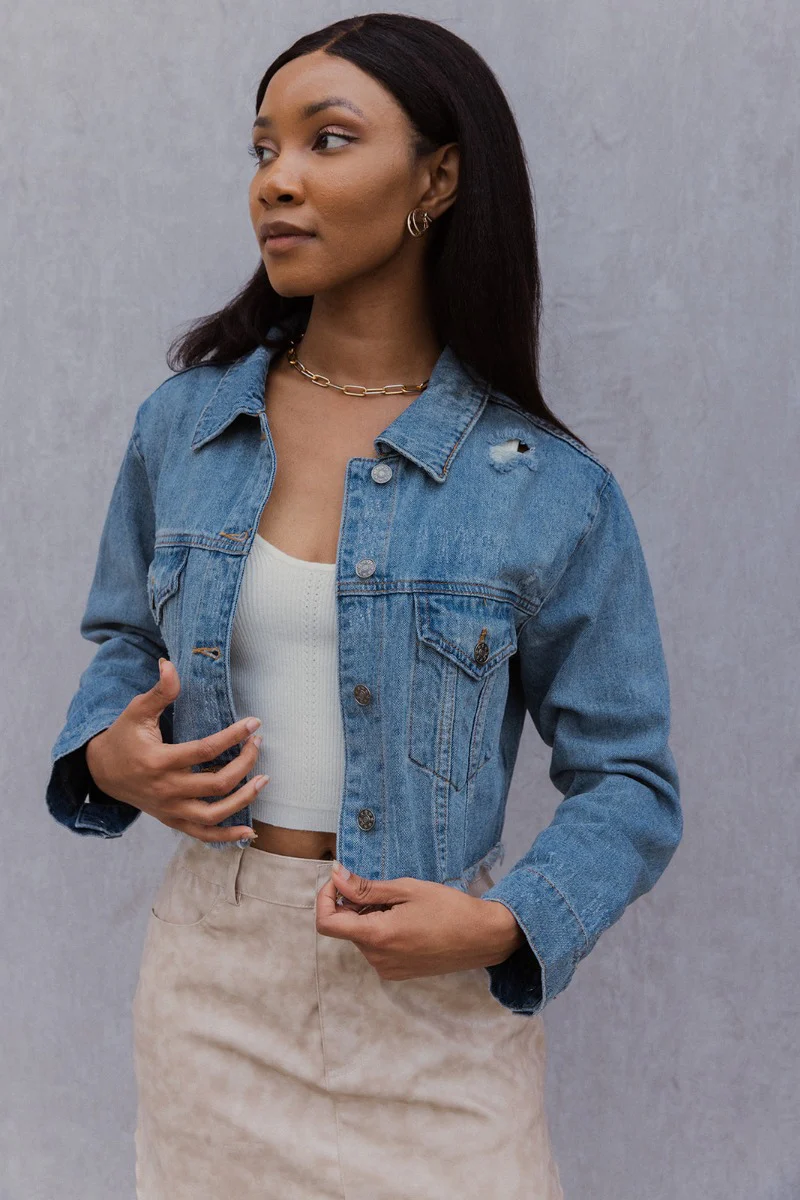Wish You Were Here Denim Jacket
