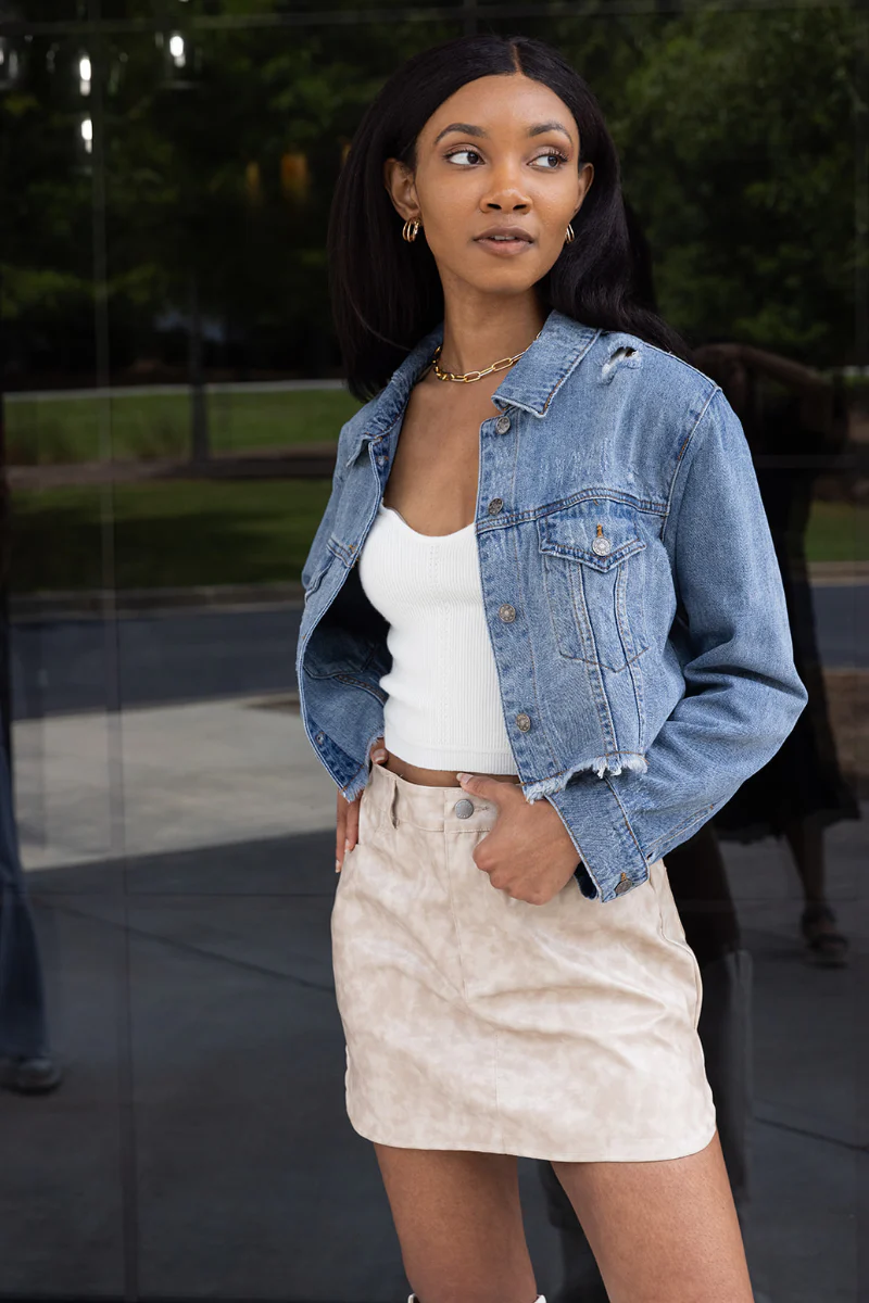 Wish You Were Here Denim Jacket - Image 2