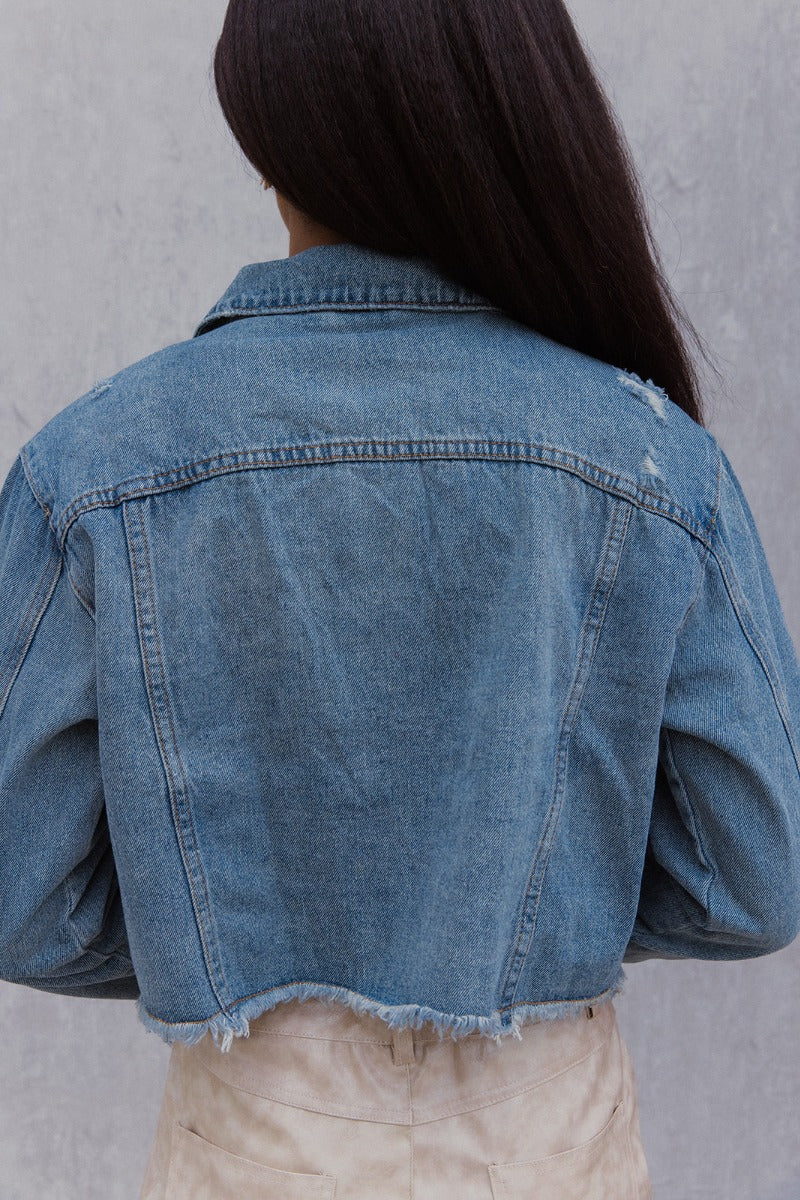 Wish You Were Here Denim Jacket - Image 5