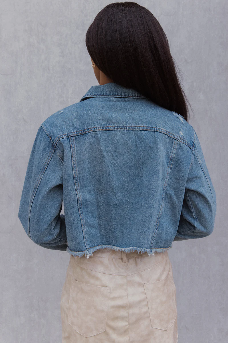 Wish You Were Here Denim Jacket - Image 6