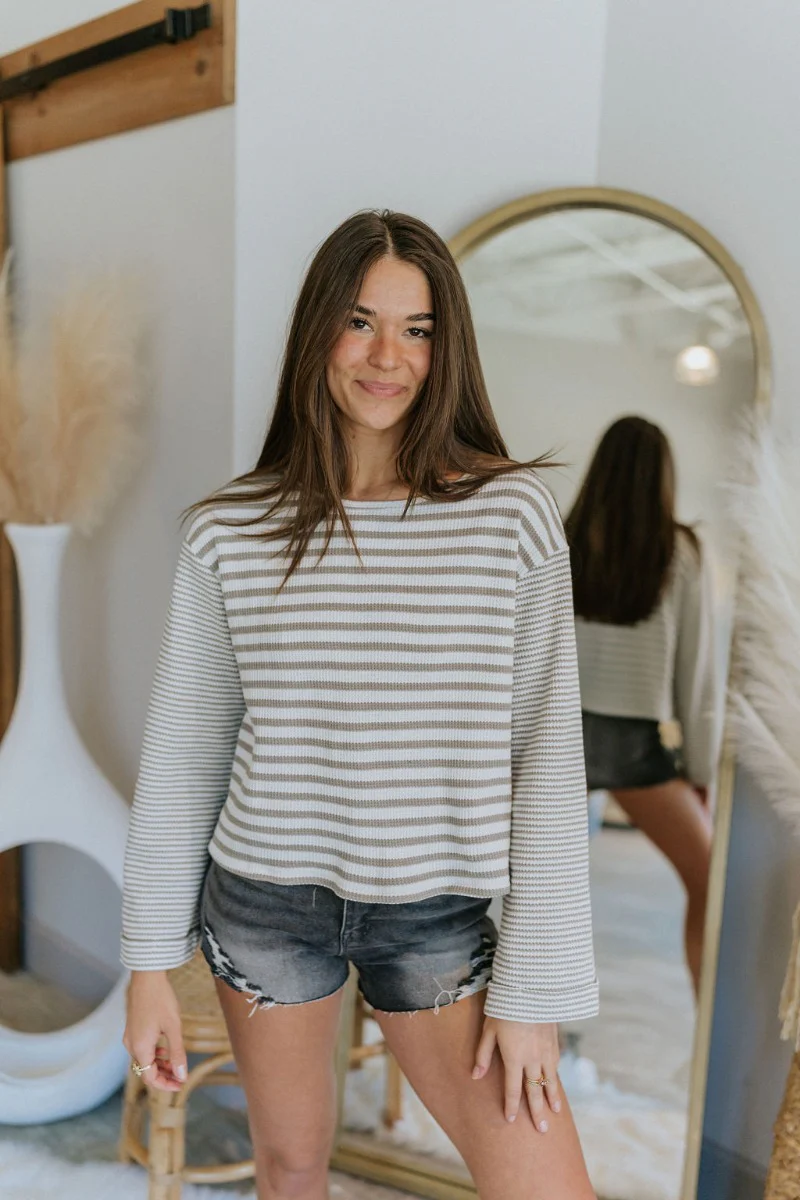 Wishful Thinking Striped Top - Image 3
