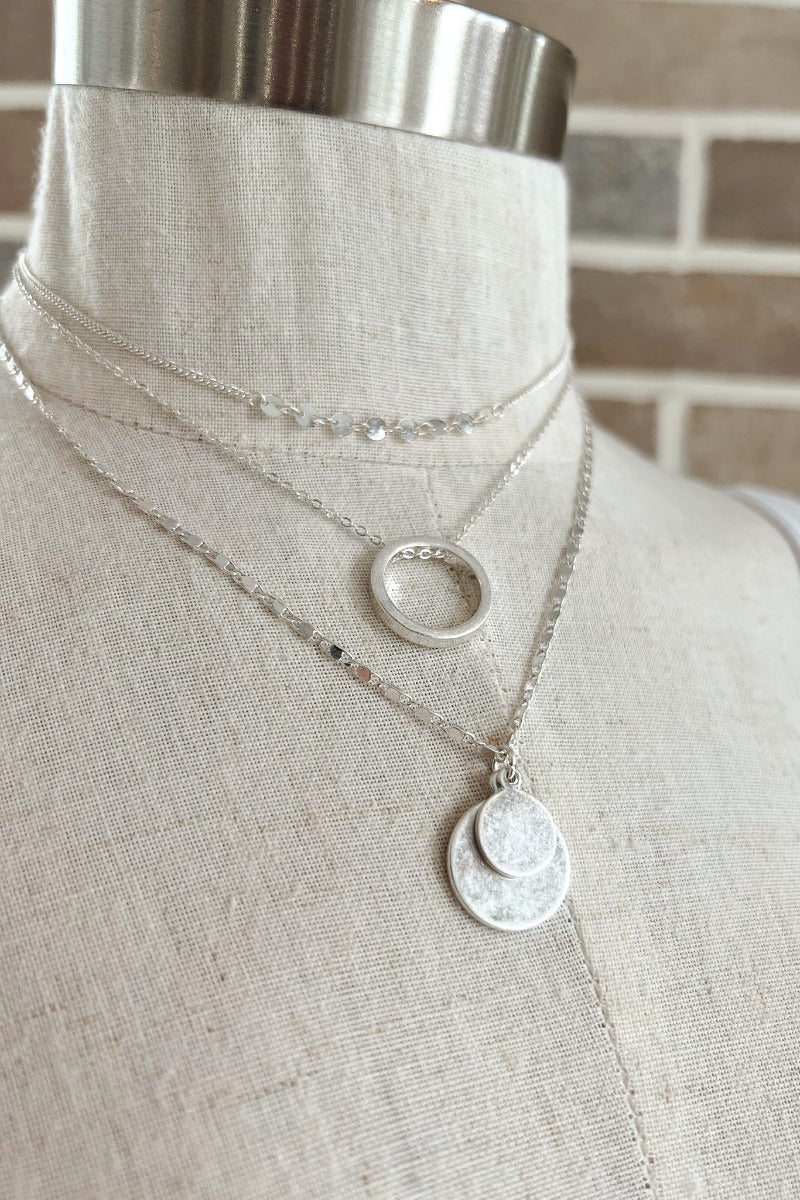 With You Necklace in Silver