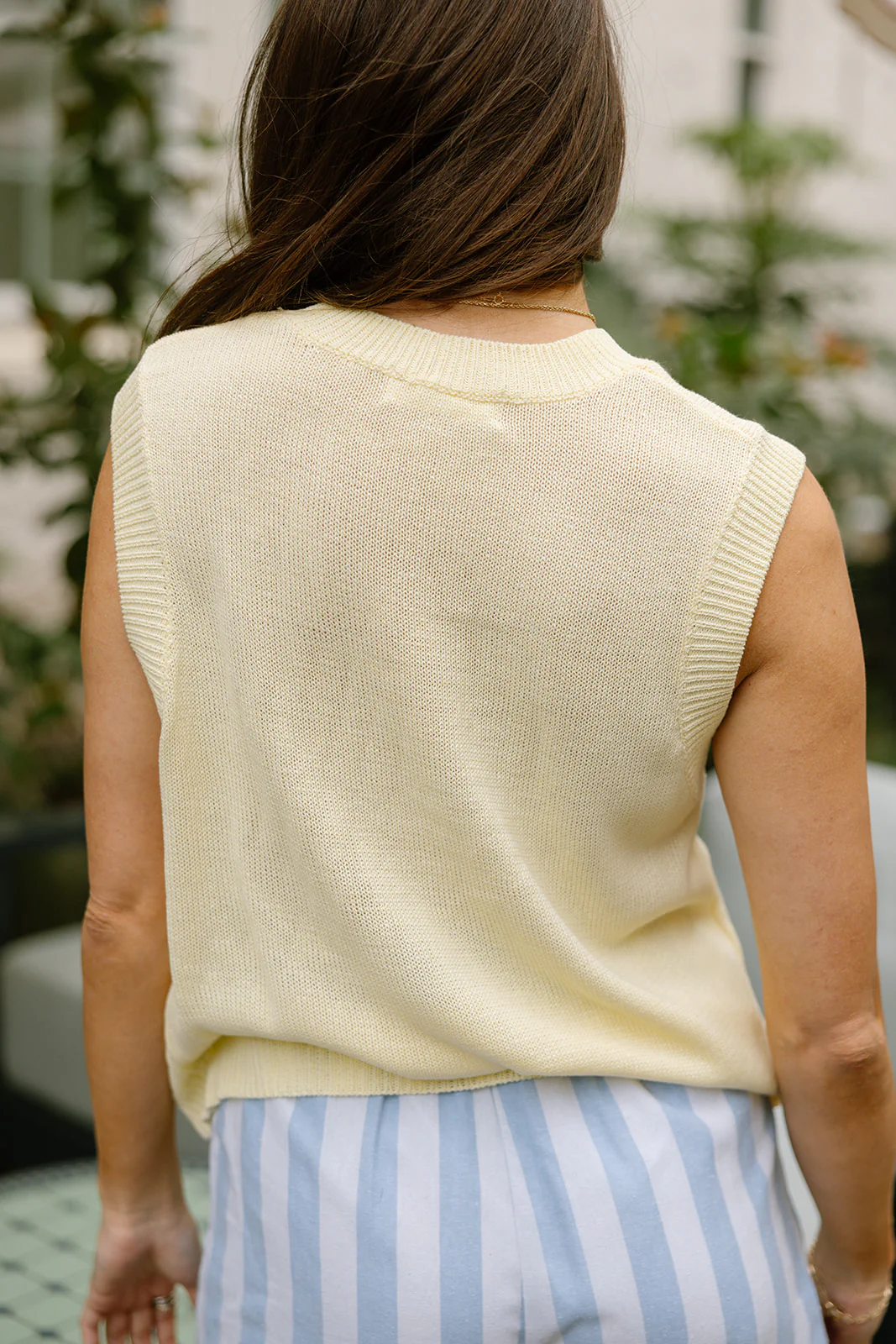 Nantucket Lobster Stitch Butter Yellow Tank - Image 7