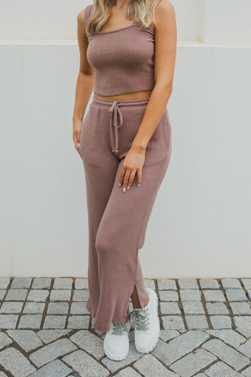 Work It Out Tie Pants