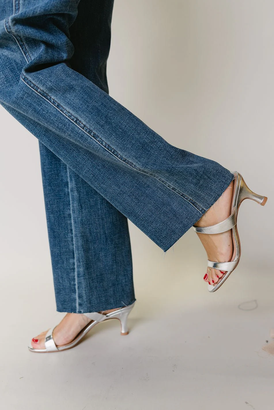 Chinese Laundry Yamila Metallic Silver Dress Heel
