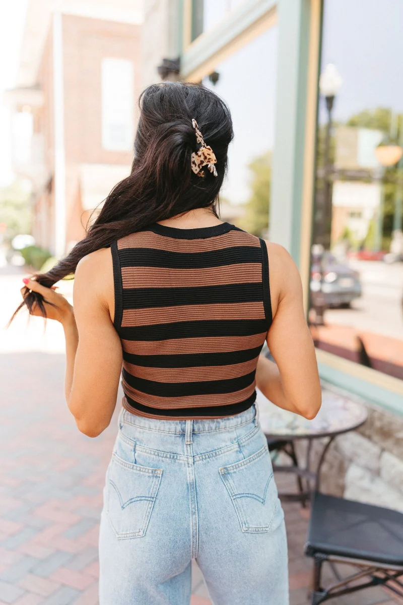 Ying Yang Striped Tank - Image 3