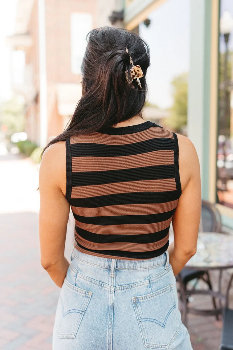 Ying Yang Striped Tank - Image 4