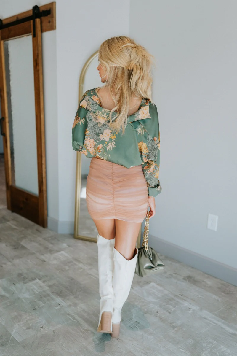 You're Blushing Mini Skirt - Image 7
