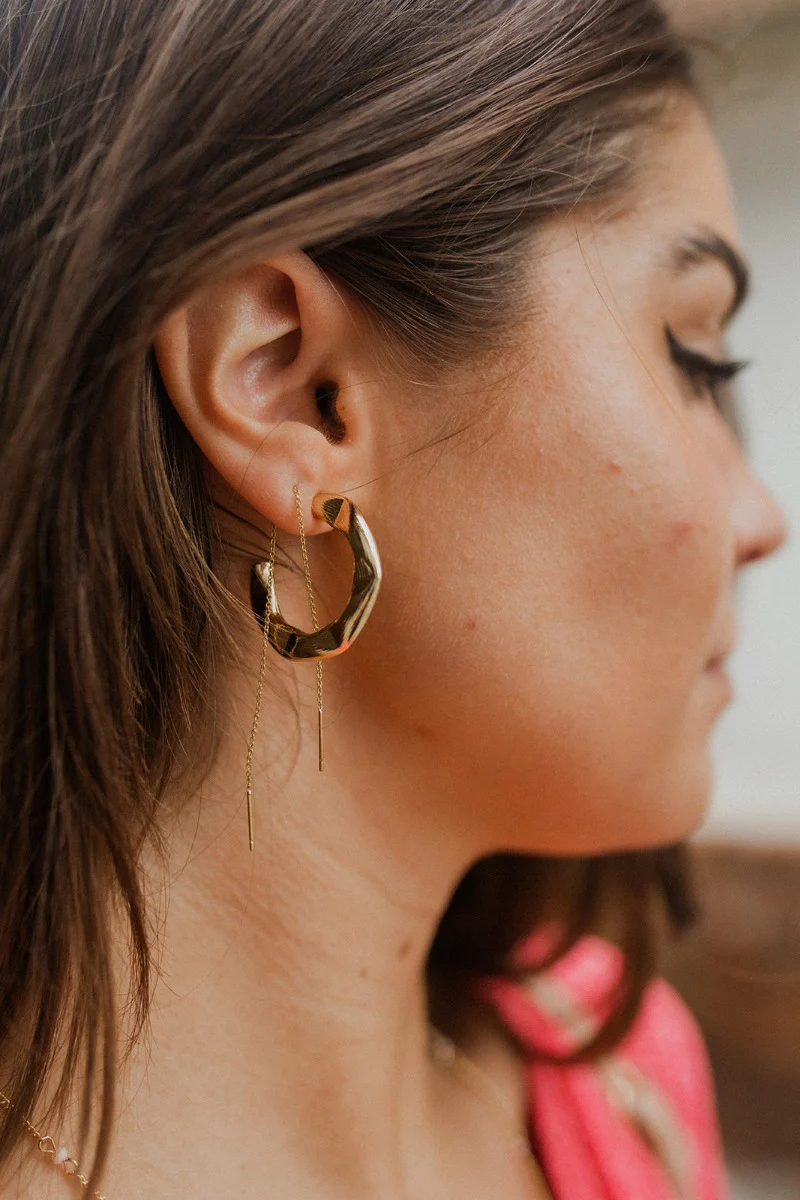 Yours Truly Hoop Earrings