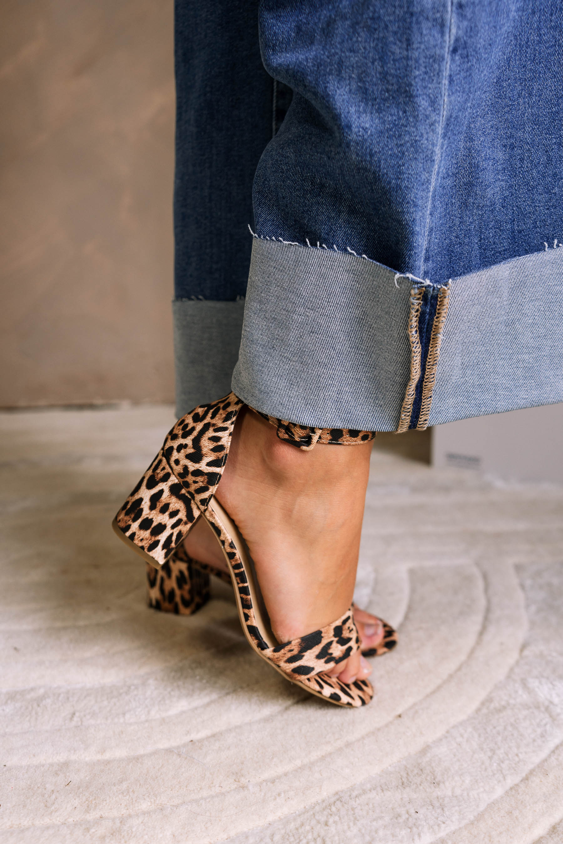 Zariah Leopard Block Dress Heel - Image 4