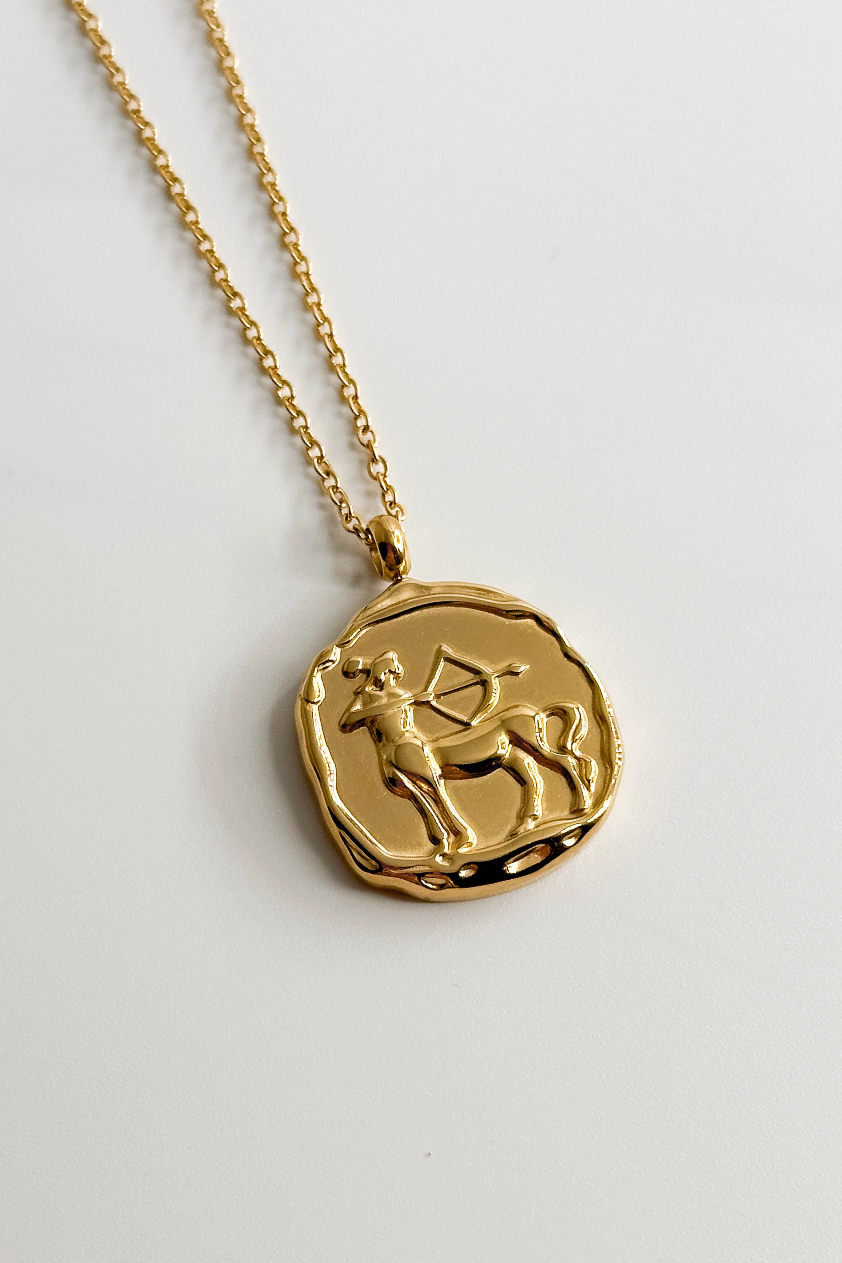 Zodiac Gold Coin Necklace - Image 19
