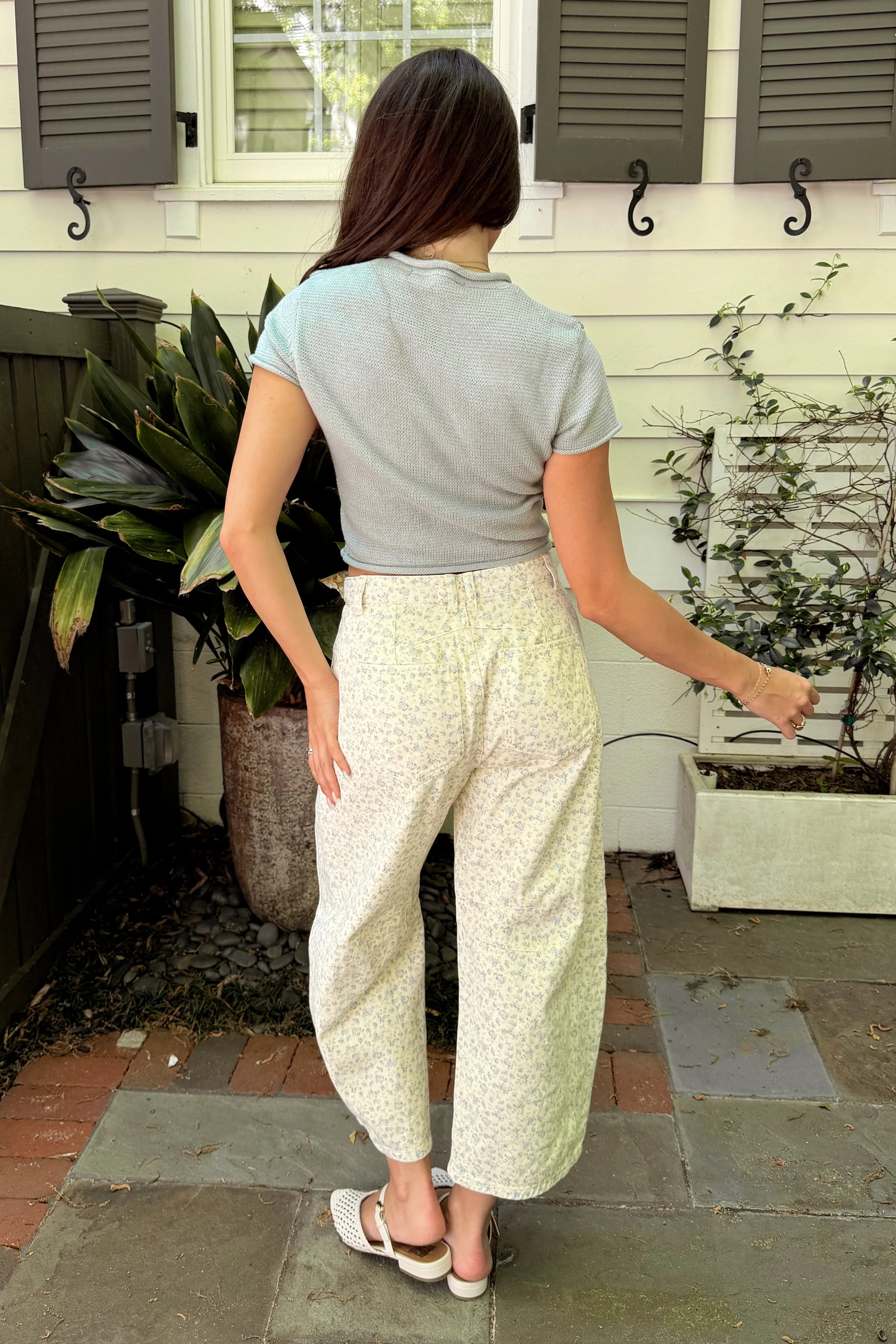 Zoey Dusty Blue Button-Up Top - Image 7